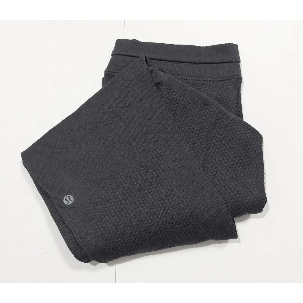 Lululemon Men's Engineered Warmth Jogger Merino Wool Blend Black Size S Stretch - Picture 5 of 15